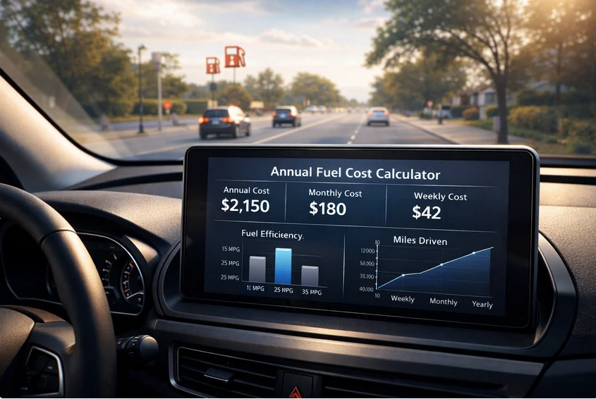 Annual Fuel Cost Calculator