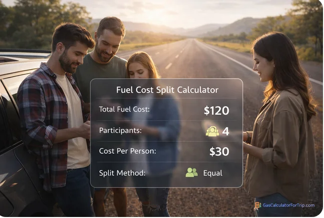 Fuel Cost Split Calculator